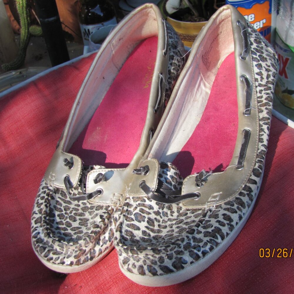 Animal Print Sequins sneakers